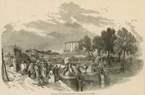 Offering Collection: Passenger Canal Boats at Paddington Basin, London, 1849