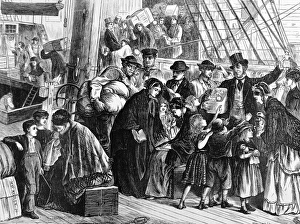 Passengers on an Emigrant Ship, Britain, 1869 Passengers on an Emigrant Ship, Britain, 1869