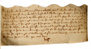 <b class=qtipBold><figcaption>Pasty making</figcaption></b><br>Simon Le Pasteymaker - first mention of pasty 1296 Date: 1296<br><em>© Mary Evans / National Archives</em> Pasty making
