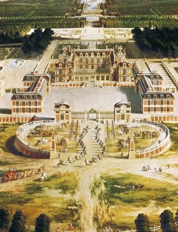 PATEL, Pierre (1602-1676). View of Chateau and PATEL, Pierre (1602-1676). View of Chateau and