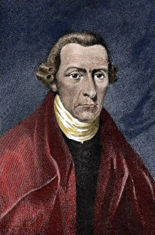 Patrick Henry (1736-1799). Engraving. Colored Patrick Henry (1736-1799). Engraving. Colored