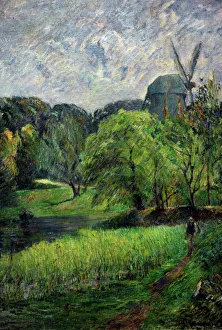 Contemporary Gallery: Paul Gauguin (1848-1903). The Queens Mill (1885). Ny Carlsb