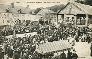 Pavilly, France - Concours de Musique - Place de la Halle Pavilly, France - Concours de Musique - Place de la Halle