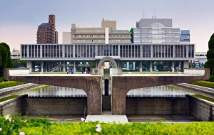 Peace flame in the Hiroshima Peace Memorial Park, Hiroshima Peace flame in the Hiroshima Peace Memorial Park, Hiroshima