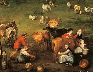 Breugel Prints: The Peasant Life Print by Jan Bruegel the Elder