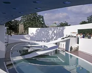 Penguin Pool Print: Double Helix Ramps at London Zoo 1934