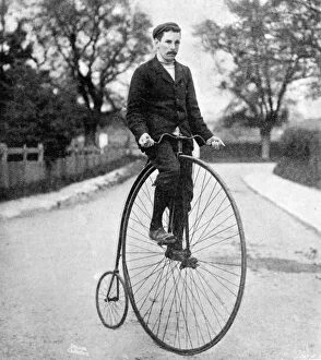 Contemporary Gallery: The Penny Farthing or Ordinary Bicycle of the 1870 s