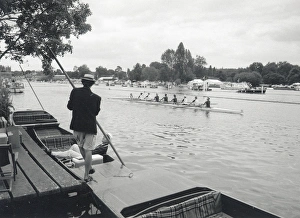 People rowing at Henley-on-Thames, Oxfordshire People rowing at Henley-on-Thames, Oxfordshire
