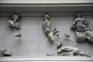 Pergamon Altar. Theia, giant fallen and Selene Pergamon Altar. Theia, giant fallen and Selene