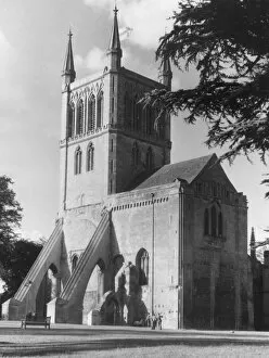 Images Dated 28th March 2011: Pershore Abbey