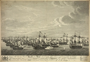 Sailing Ships Gallery: Perspective view of the order of sailing and conducting his