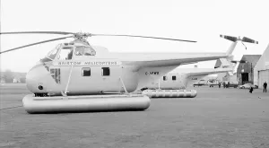 Bristow Whirlwind Print circa 1960