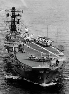 Royal Navy Prints: HMAS Melbourne (R21) Aircraft Carrier Print