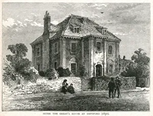Great Houses Gallery: Peter the Great House at Deptford 1850