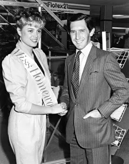 King Charles Collection: Peter Hugo with Cornish beauty queen