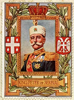 Stamp Collection: Peter I King of Serbia / Stamp