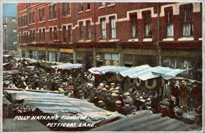 Images Dated 10th March 2011: Petticoat Lane - Polly Nathans Fish Shop