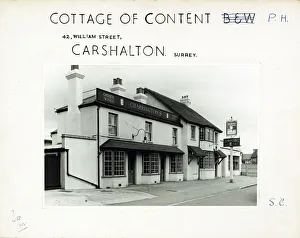 Photograph of Cottage of Content PH, Carshalton, Surrey Photograph of Cottage of Content PH, Carshalton, Surrey
