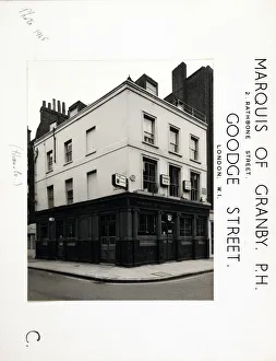 Photograph of Marquis Of Granby PH, Goodge Street, London Photograph of Marquis Of Granby PH, Goodge Street, London