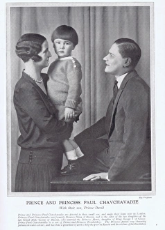 Photograph of Prince and Princes Paul Chavchavadze, 1927 Photograph of Prince and Princes Paul Chavchavadze, 1927