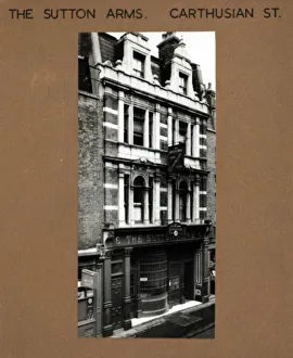 Sutton Gallery: Photograph of Sutton Arms, Aldersgate, London
