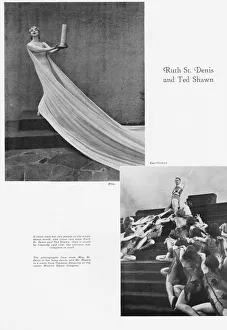 Two photographs of Ruth St Denis and Ted Shawn, 1930 Two photographs of Ruth St Denis and Ted Shawn, 1930