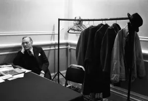 Enoch Powell MP in Birmingham, 1987 Print