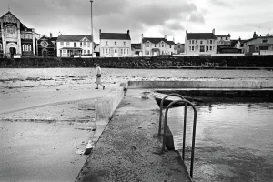Portstewart Beach Scene Print 1988