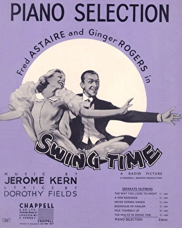 Piano Selection Swing Time - Music Sheet Cover Piano Selection Swing Time - Music Sheet Cover