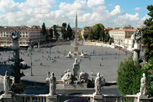 Fountain Gallery: Piazza del Popolo, Rome, Italy