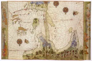Southeast Asia and India 1547 Print