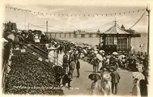 Pier, Parade and Bandstand, Eastbourne, East Sussex Pier, Parade and Bandstand, Eastbourne, East Sussex