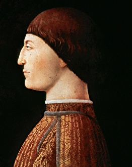 Piero della Francesca (1415-1492). Portrait of Sigismondo P Piero della Francesca (1415-1492). Portrait of Sigismondo P