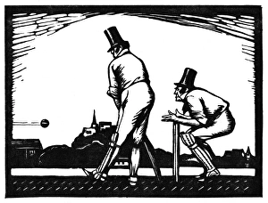 <b class=qtipBold><figcaption>Pilch Illustration</figcaption></b><br>'The Great Days of Fuller Pilch'<br><em>© Mary Evans Picture Library</em> Pilch Illustration