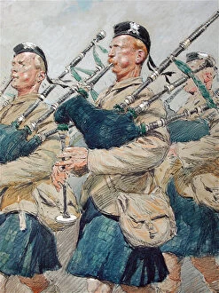 Pipers of the 1 / 9th (Glasgow Highlanders)