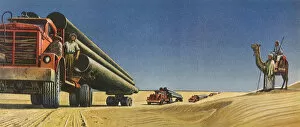 Loads Gallery: Pipes Taken Thru Desert Date: 1950