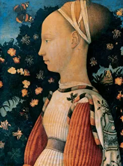 Pisanello (c. 1395-probably 1455). Portrait of a Princess of