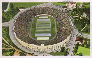 Football Gallery: Pitt Stadium, University of Pittsburgh, Pennsylvania, USA