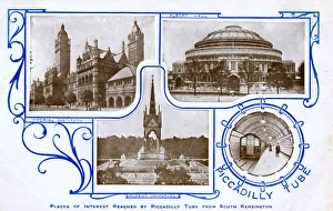 Places of interest on Piccadilly Tube from South Kensington Places of interest on Piccadilly Tube from South Kensington