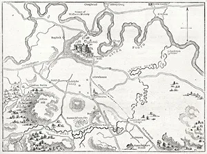 Plan of the Battlefield of Bannockburn, Scotland, 23-24 June 1314 Plan of the Battlefield of Bannockburn, Scotland, 23-24 June 1314