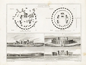 Plan and elevation of Stonehenge, Wiltshire Plan and elevation of Stonehenge, Wiltshire