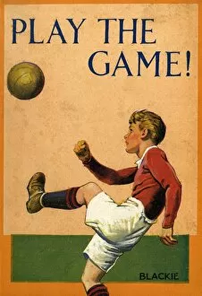 Related Images Collection: Play the Game Football book cover