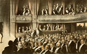 At the Play, Henry Irving at The Lyceum, London At the Play, Henry Irving at The Lyceum, London
