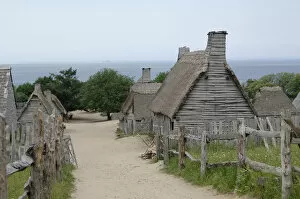 Images Dated 9th June 2008: Plimoth Plantation or Historical Museum. English village. Pl