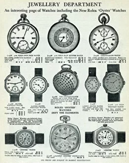 Faces Gallery: Pocket watches and wristwatches 1929