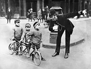 Giving Collection: Police Officer / Children