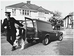 1974 Gallery: Police Officer and Dog