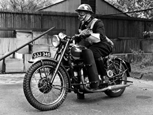 Images Dated 18th December 2007: Police Officer & Triumph