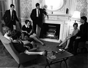 Comfort Gallery: Police officers socialising at a Section House, London