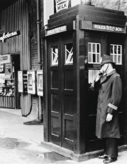 Tobacco Gallery: Police Public Call Box, London